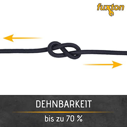 Gummiseile, 10/20 m, 4/5/6/8 mm, schwarz