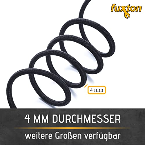 Gummiseile, 10/20 m, 4/5/6/8 mm, schwarz