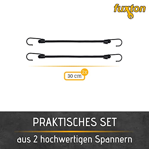 10 St. Spanngummi mit Haken an beiden Seiten, 30/50/75/100 cm schwarz