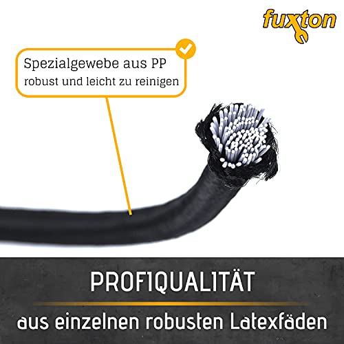 Gummiseile, 10/20 m, 4/5/6/8 mm, schwarz