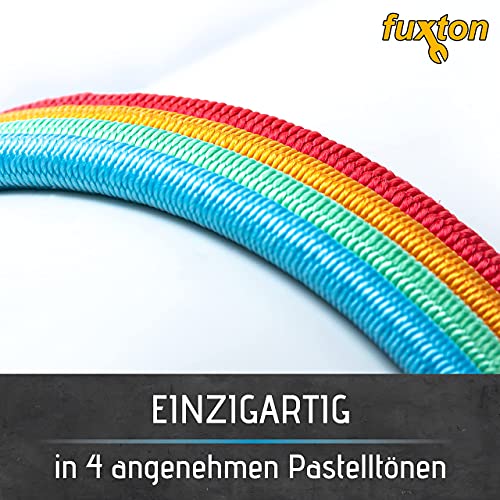 12er Set Spanngurt mit Haken, 4 Längen (38/46/59/88 cm) und Farben
