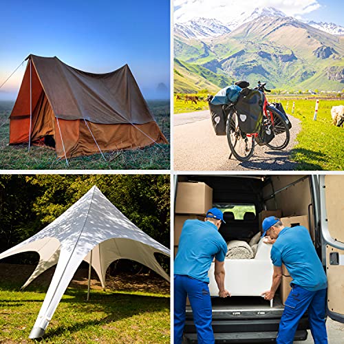 2/4 St. Spanngummi kurz, flach mit Haken 30/60/80/100 cm schwarz