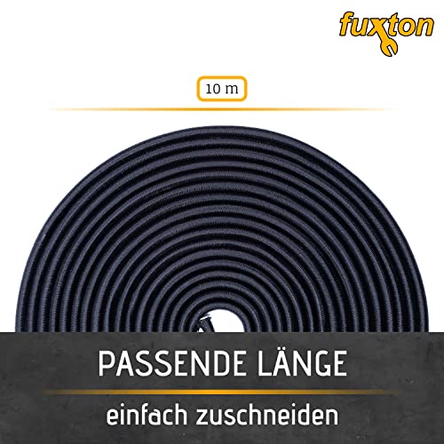 Gummiseile, 10/20 m, 4/5/6/8 mm, schwarz